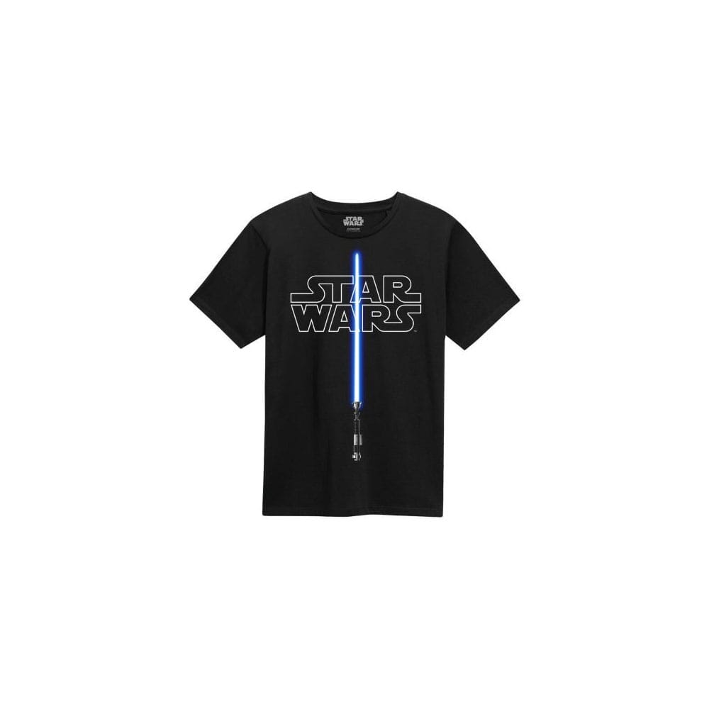 Star Wars T-Shirt Glow In The Dark Lichtschwert Größe XL