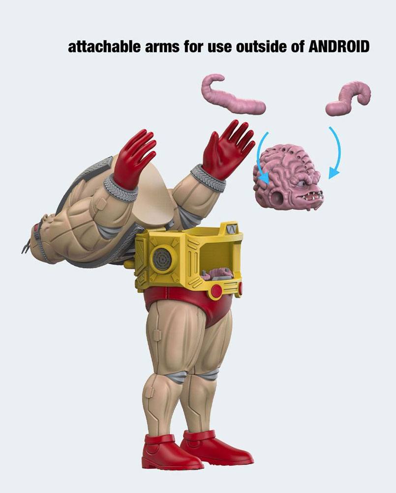 Teenage Mutant Ninja Turtles BST AXN XL Action Figure Krang with Android Body 20 cm