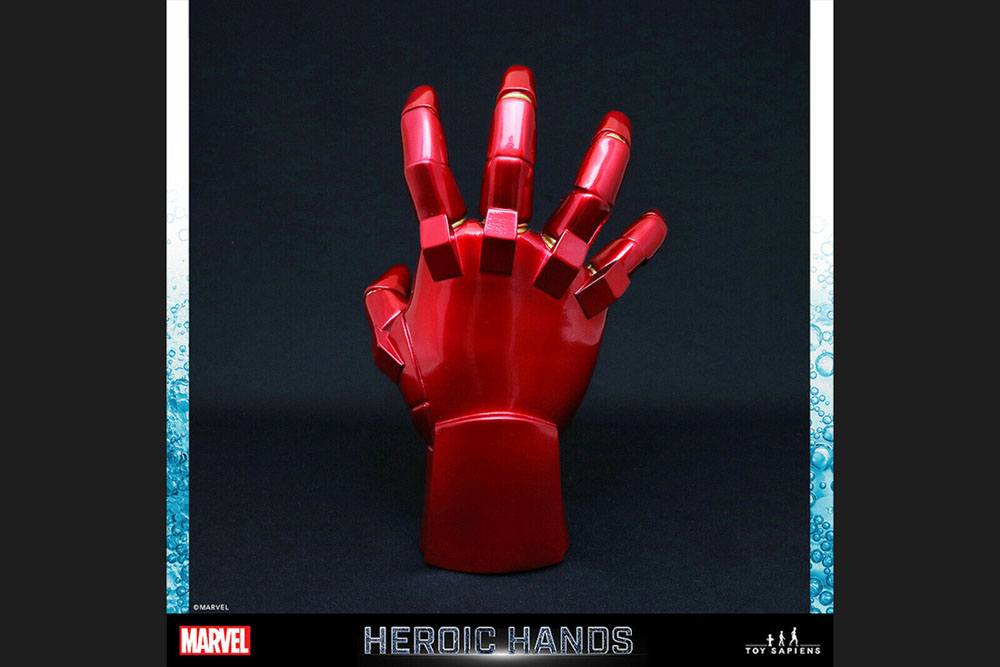Marvel Heroic Hands  Life-Size Statue #2A Iron Man 23 cm