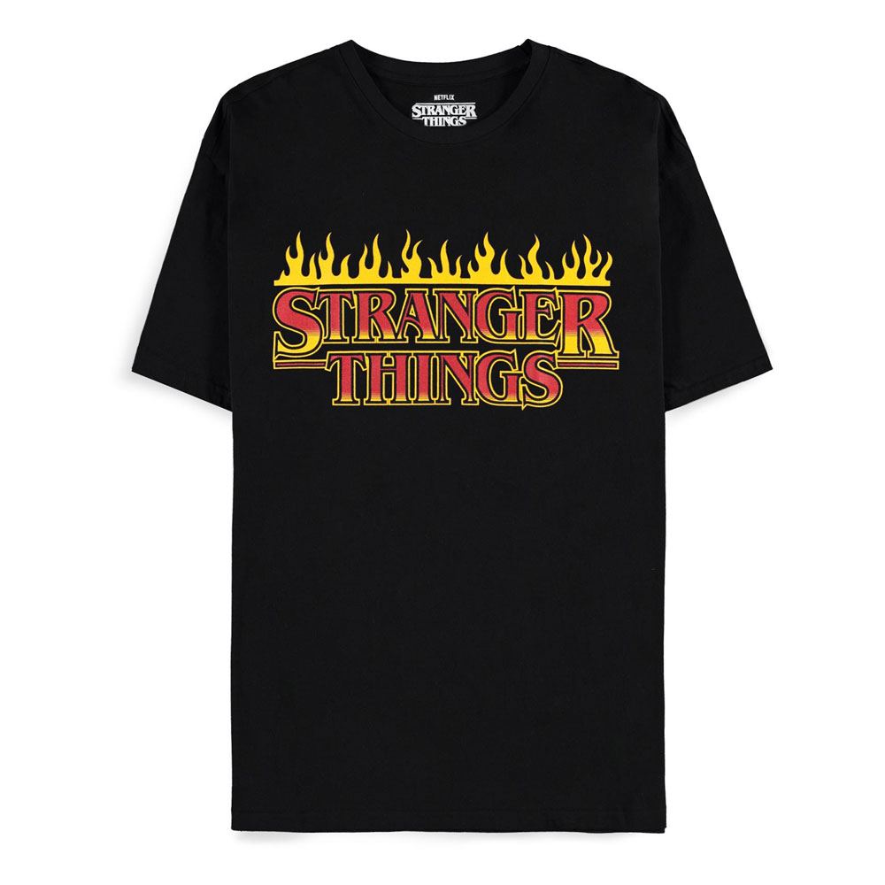 Stranger Things T-Shirt Fire Logo Size M