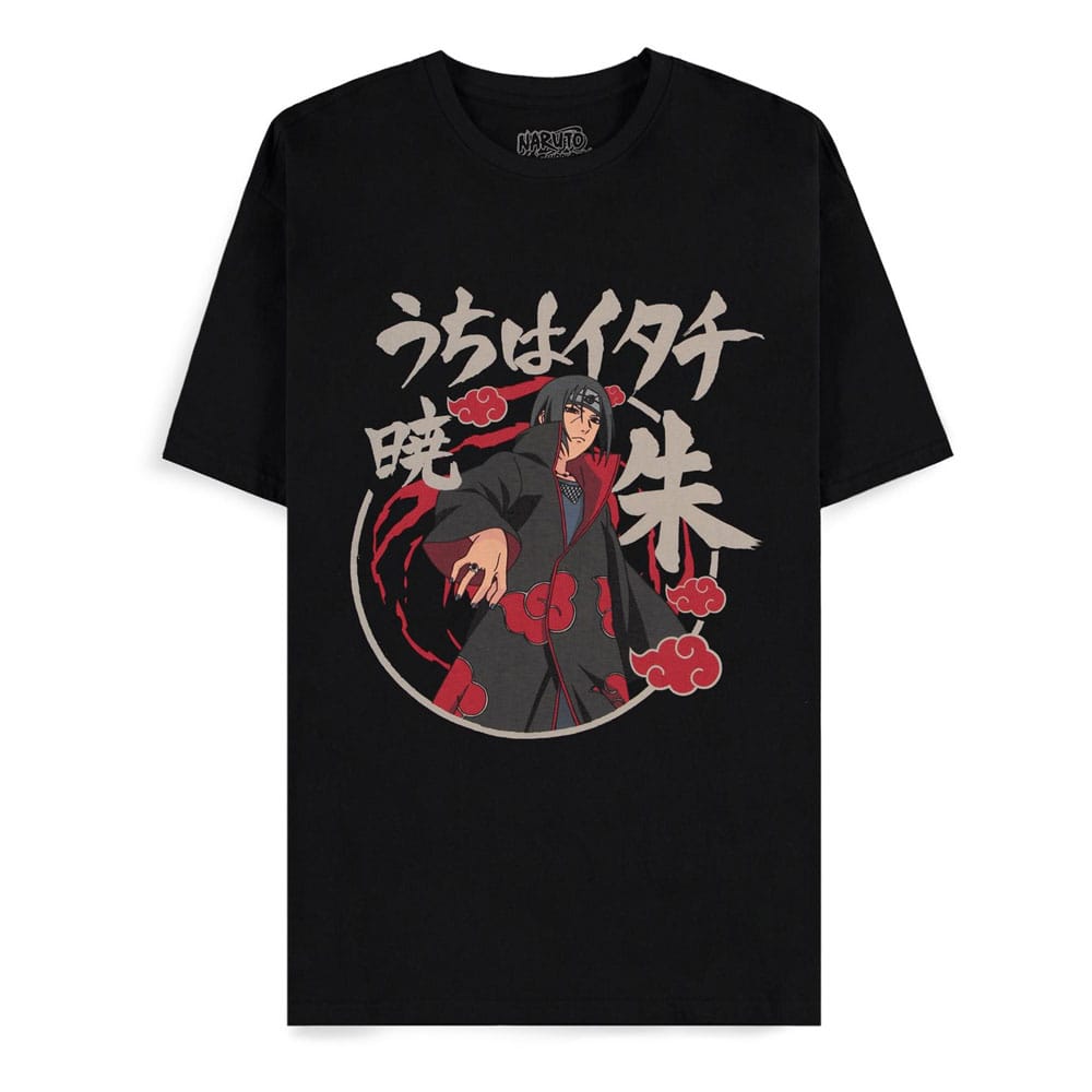 Naruto Shippuden T-Shirt Akatsuki Itachi Size L