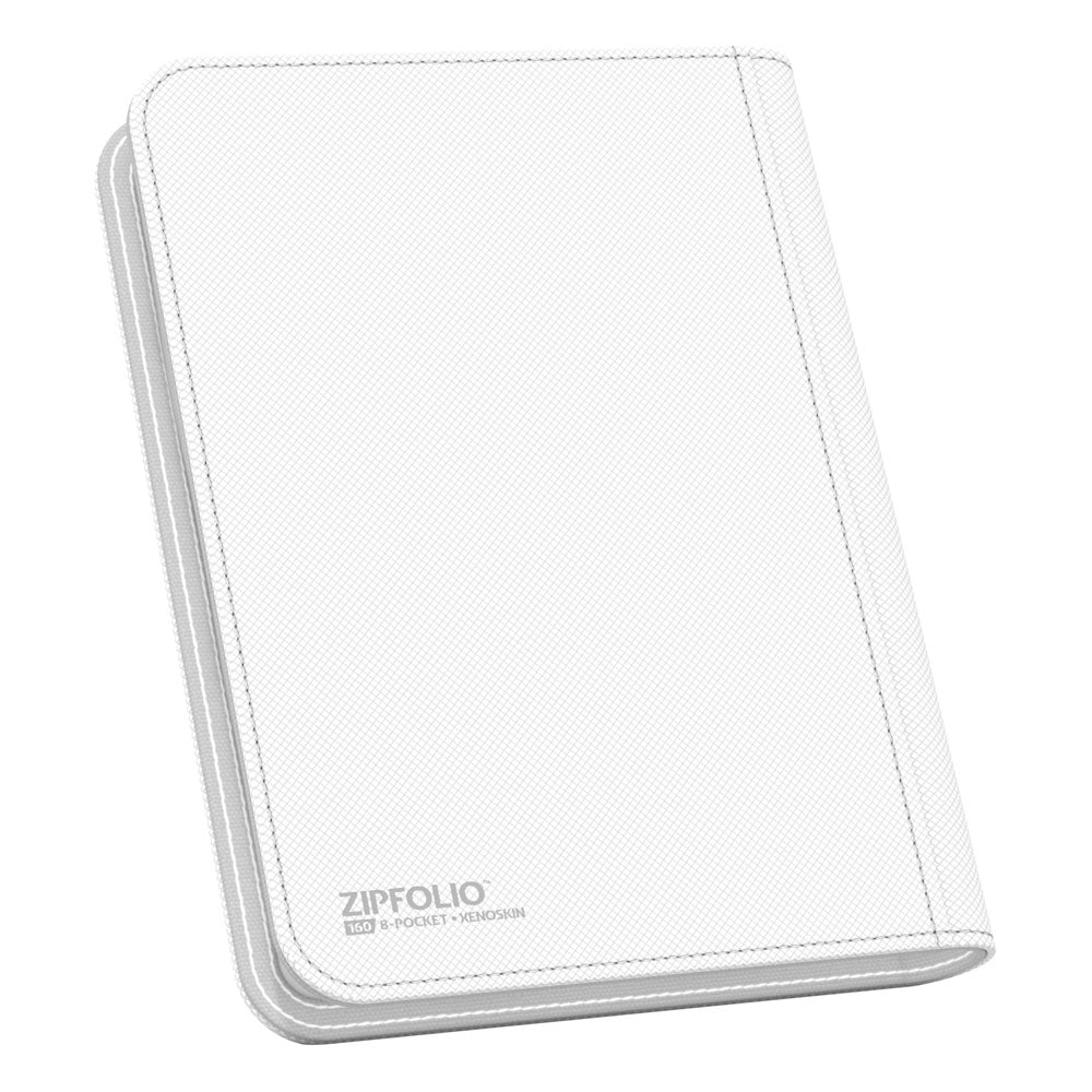 Ultimate Guard Zipfolio 160 - 8-Pocket XenoSkin White