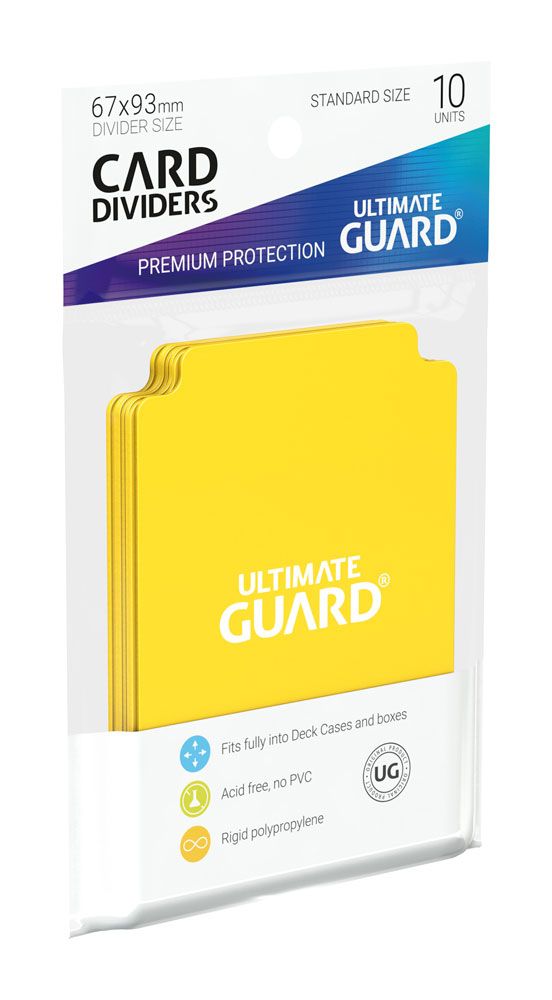 Ultimate Guard Kartenteiler, Standardgröße, Gelb (10)